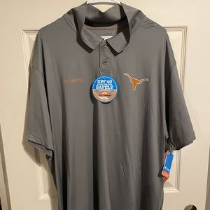 Columbia PFG Texas Longhorns polo XXL NWT